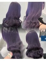 ベレーザシェルト(Beleza scelto) 13870ブリーチ&ダブルカラー韓国レイヤーラベンダーパープル