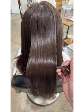 ココカラヘア 星ヶ丘店(KOKOKARA HAIR) 【髪質改善】地毛風ストレート×アプトグロストリートメント