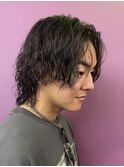 縦落ちスパイラルパーマ