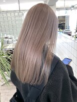 サンクマーケット 渋谷(cinq MARKET) 渋谷ミルクティーベージュハイトーンカラーヘーゼルベージュ韓国