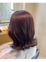 レイ 千葉(Lei)&nbsp;【Lei 林 碧】purple color×mediumBob