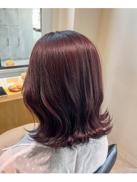 レイ 千葉(Lei) 【Lei 林 碧】purple color×mediumBob