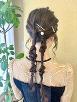 ランリ 金山 名古屋(Ranri)&nbsp;【ツインポニーアレンジ】　金山/名古屋/ヘアセット
