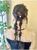 【ツインポニーアレンジ】 金山/名古屋/ヘアセット