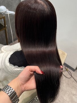 クラゲヘアー/小顔に見せるヘア/ココアベージュ/津田沼