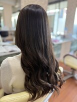 アークスヘアー&nbsp;30代40代大人可愛い髪質改善カラーラベンダーグレージュ透明感