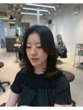 ザシェノンウメダ(THA CHAINON UMEDA) 着物ヘア/大人ガーリー/ダークアッシュ/似合わせカット/心斎橋