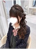 サイドテールウェーブヘア【shiraha】
