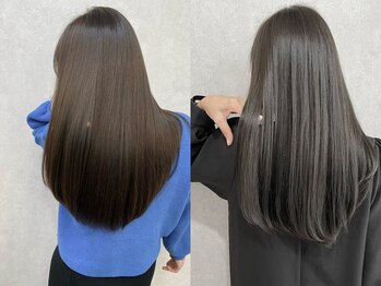ライフ 四条畷店(Lyfe)の写真/【四条畷駅3分★】髪質改善にもこだわるLyfeの『TOKIOシンカ縮毛矯正』―ダメージレスで自然なストレートに