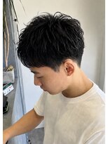 ネクストフォーヘアー(NEXT for hair)&nbsp;アクティブショート　メンズパーマ　スパイキー　20代