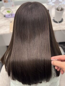 ピリオド 松阪(Period.) ロングヘアーココアミルクティ髪質改善 松阪美容室