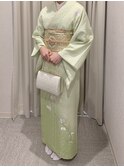 銀座訪問着レンタル　銀座訪問着着付け　銀座訪問着持込み