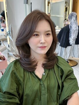 アフロート リノ(AFLOAT Leino) 朝3分で簡単かわいい◎韓国ミディアムレイヤー