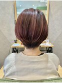 ショートボブハイライト