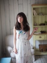 アブニール 柏東口店(AVENIR)&nbsp;透け感のあるカラーのモテロングスタイル