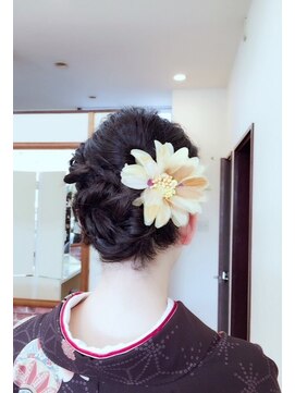 美容室 シャルドン およばれ*着物スタイル