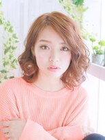 ナル 白山神社参道通り店(nalu)&nbsp;ミックスカールのモテ髪スタイル