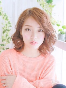 ナル 白山神社参道通り店(nalu) ミックスカールのモテ髪スタイル