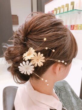 ヘアメイク アフェクト(hair make afe'cto) UPスタイル