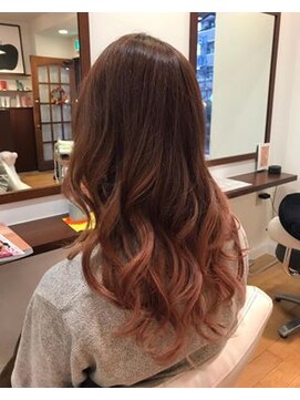 ヘアーロイズ(HAIR Loi's) スロウピンクグラデーション