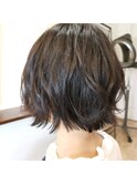切りっぱなしボブ