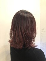 エム(EM)&nbsp;【木梨担当 お客様snap】ミディアムウルフ×バレイヤージュ