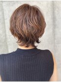 40代からのおしゃれショートウルフ☆