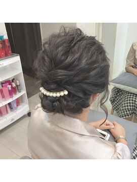 シェルベアー 銀座四丁目(Shell Bear) ☆ShellBear銀座４丁目ヘアアレンジ☆ショートヘアセット 結婚式