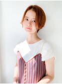 【yuka】スッキリ小顔センターパートショート20代30代40代
