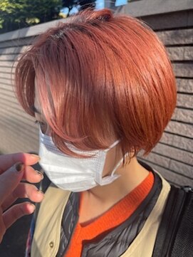 イマジン 川越(IMAGINE) 10代20代透明感抜群！ケアブリーチでお洒落オレンジカラー