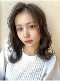 Hona hair ☆ かきあげ×ゆるふわミディヘアー