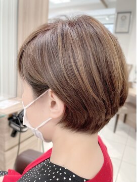 アッシュ 高円寺店(Ash) ニュアンスハイライトなショートボブ★★
