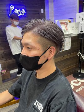 カルフール ロコ 草加西口店(Carrefour LOCO) メンズカット/ツーブロック/刈り上げ/アッシュグレー/アッシュ