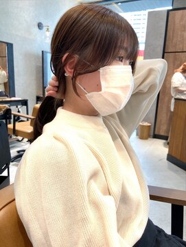 ロンドプロフィール 浦和(Lond profil) 顔まわりカット　韓国ヘア　おくれ毛　haruhi 【浦和】