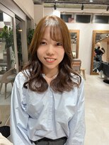 アドア 横浜(ADORE)&nbsp;【ADORE横浜】ミディアムレイヤー×オリーブベージュ