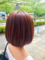 アトリエマイ 西新井東口店(MAI) 大人可愛い/ボブ/レッド系カラー/イルミナカラー