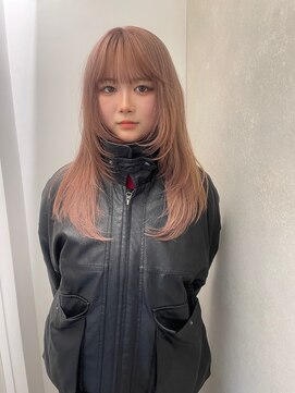 ゼスト パーク(ZEST PARK) ミルクティーカラー艶髪/ハイトーン/ボブカット/レイヤーカット