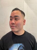 ビーバイエイトジェンツ(Bee by EIGHT GENTS)&nbsp;MEN'S HAIRマッシュウルフアッシュブラックカルマパーマ