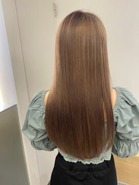 ジーナ 船橋(Zina) 髪質改善*ロングレイヤーグレーベージュ*美髪【Zina船橋】