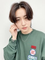 大人男性メンズカットニュアンスセンターパートナチュラル