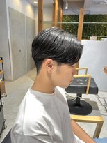 ジールサロン つくば本店&nbsp;【爽やかスタイル】センターパート×ナチュラルパーマ