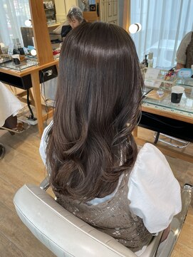 ネオリーブ チロル 横浜西口店(Neolive CiroL.) 柔らかベージュ　髪質改善カラー