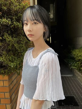 パプレ(PAPRE) インナーカラーのボブ