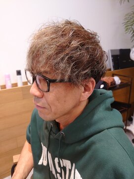 レーノ(leno) メンズ　ツイスパハイライト【広島五日市レーノ　左田野徹】