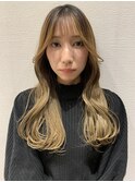 ハイライト　バレイヤージュ