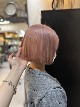 ヴァイス 渋谷店(VAICE) ピンクベージュ/ピンクカラー/ボブ
