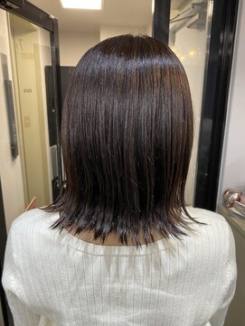 エトラ 渋谷店(etora) 前髪 外ハネボブ ワイドバング イメチェン 美髪"