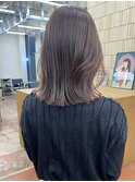 ブリーチなしダブルカラー明るめブラウンベージ20代30代40代ボブ