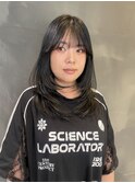 ハッシュカット×髪質改善ストレート