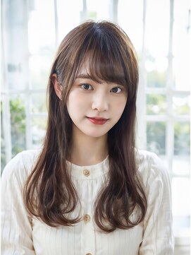 ヒューネスト(Hue Nest) 大人清楚ワンカールロング【Hue Nest】<20代30代40代50代>